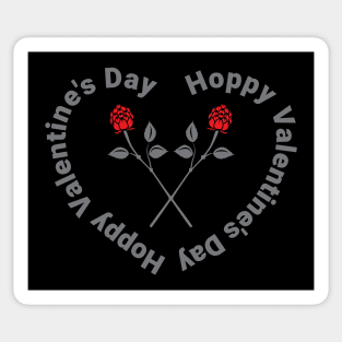 Hoppy Roses for Valentine's Sticker